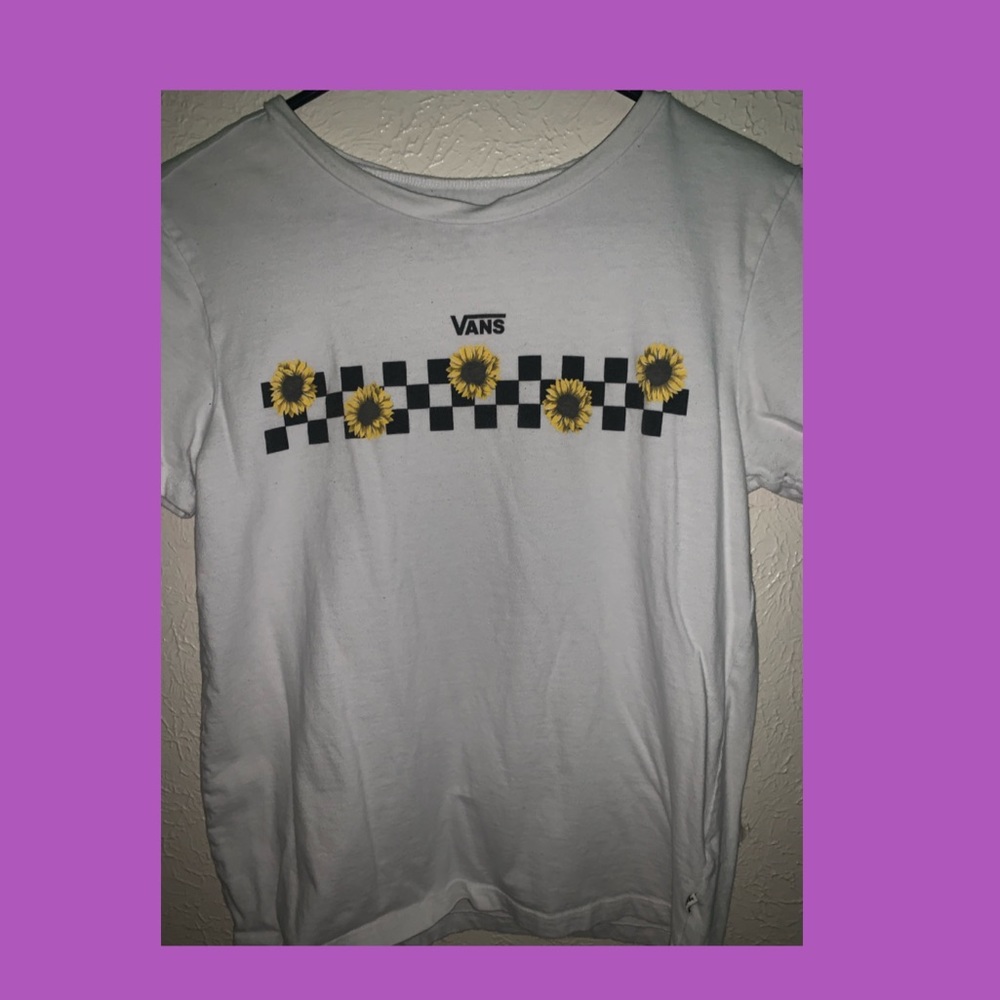 vans sunflower t-shirt